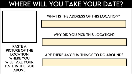 Planning the Perfect Date Google Slides Activity