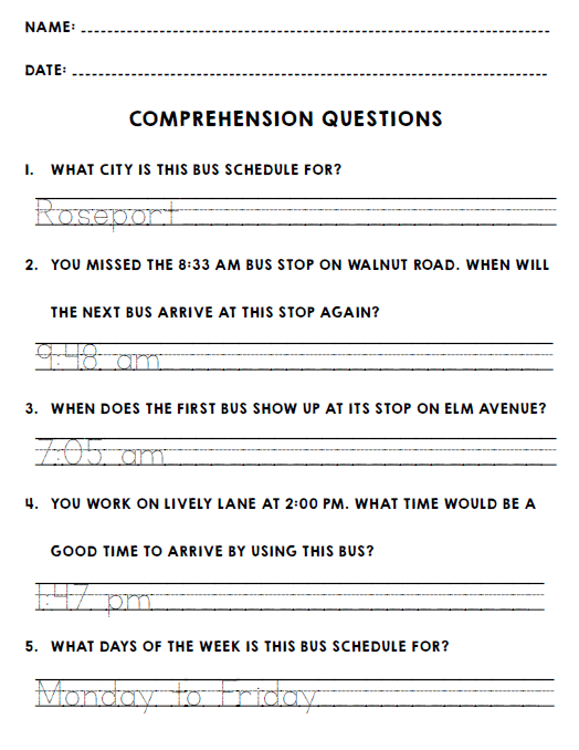 Life Skills - Real World Documents - Reading Comprehension BUNDLE