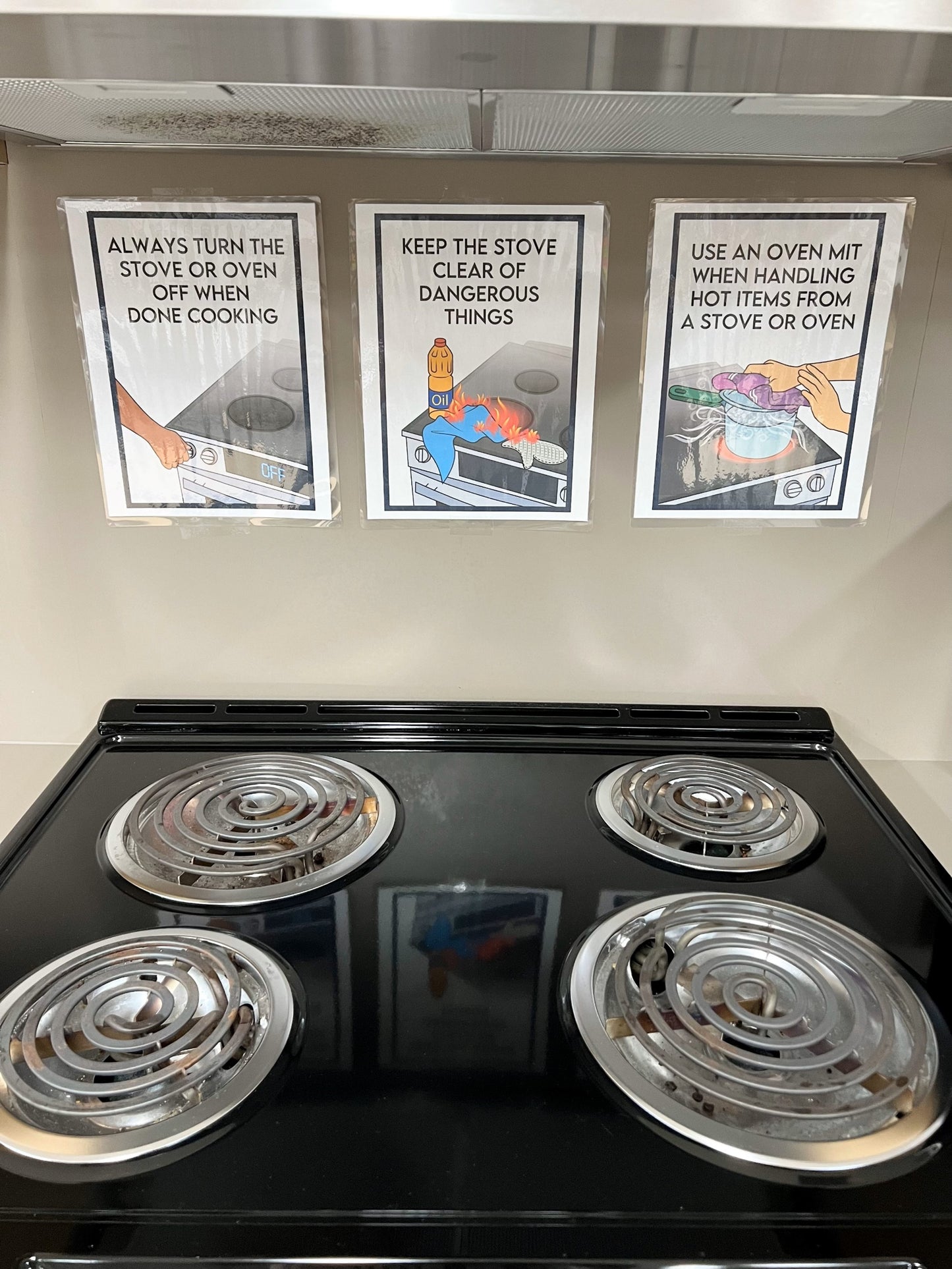 Cooking Posters - Life Skills - Kitchen Safety