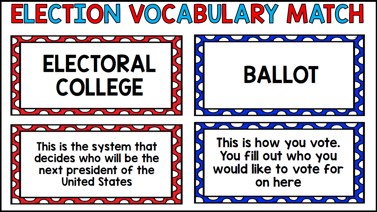 2024 Presidential Election - Donald Trump - Kamala Harris - Special Education Unit 1