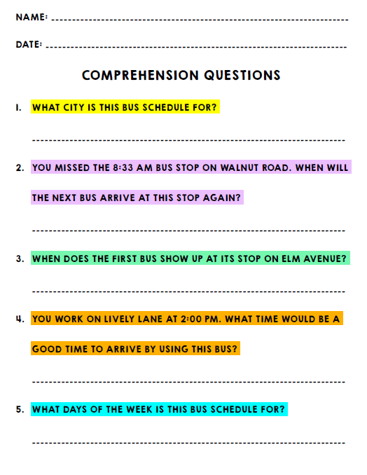 Life Skills - Real World Documents - Reading Comprehension BUNDLE