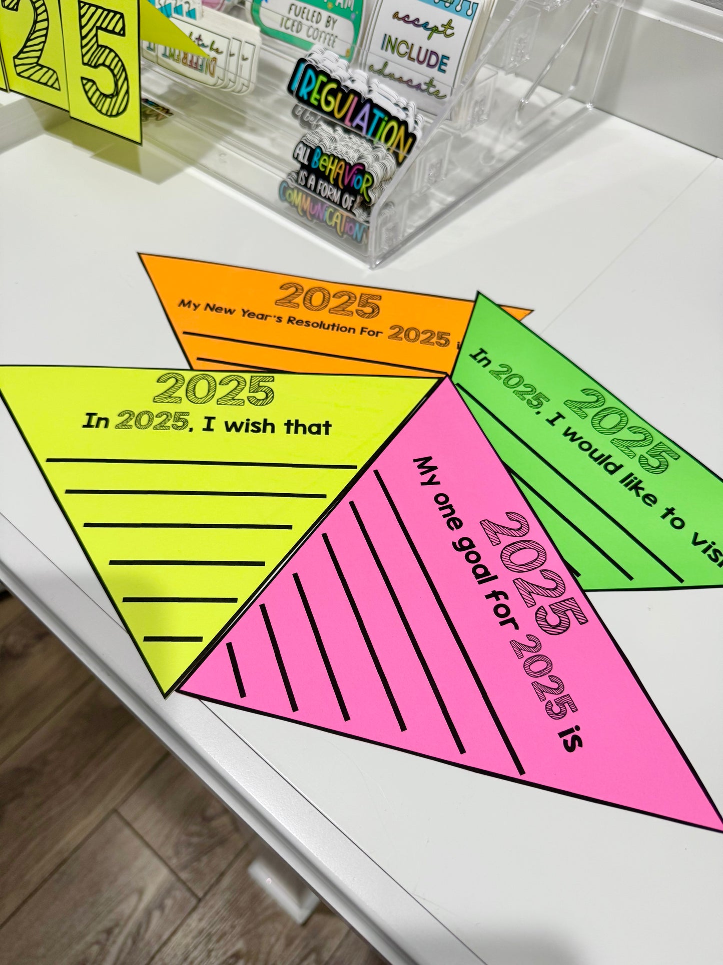 New Year's Resolutions - 2025 - Reading and Writing - Interactive Notebook