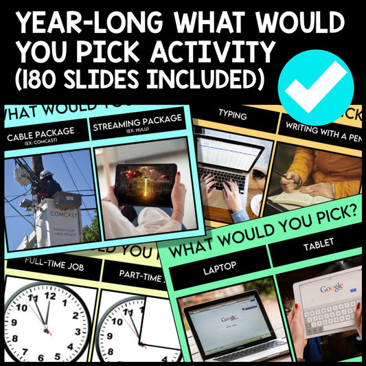 Life Skills Would You Rather - Year Long Bundle