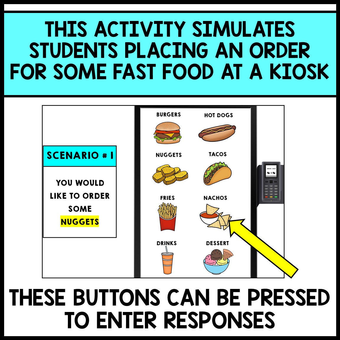 Life Skills - Food Kiosks - Ordering Food - Independent Living - Adaptive Skills