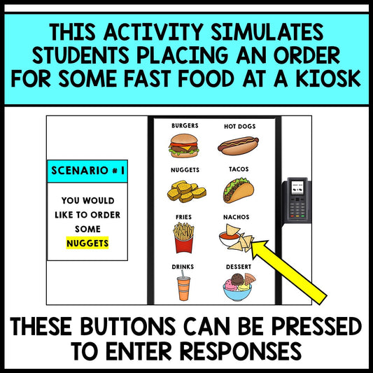 Life Skills - Food Kiosks - Ordering Food - Independent Living - Adaptive Skills