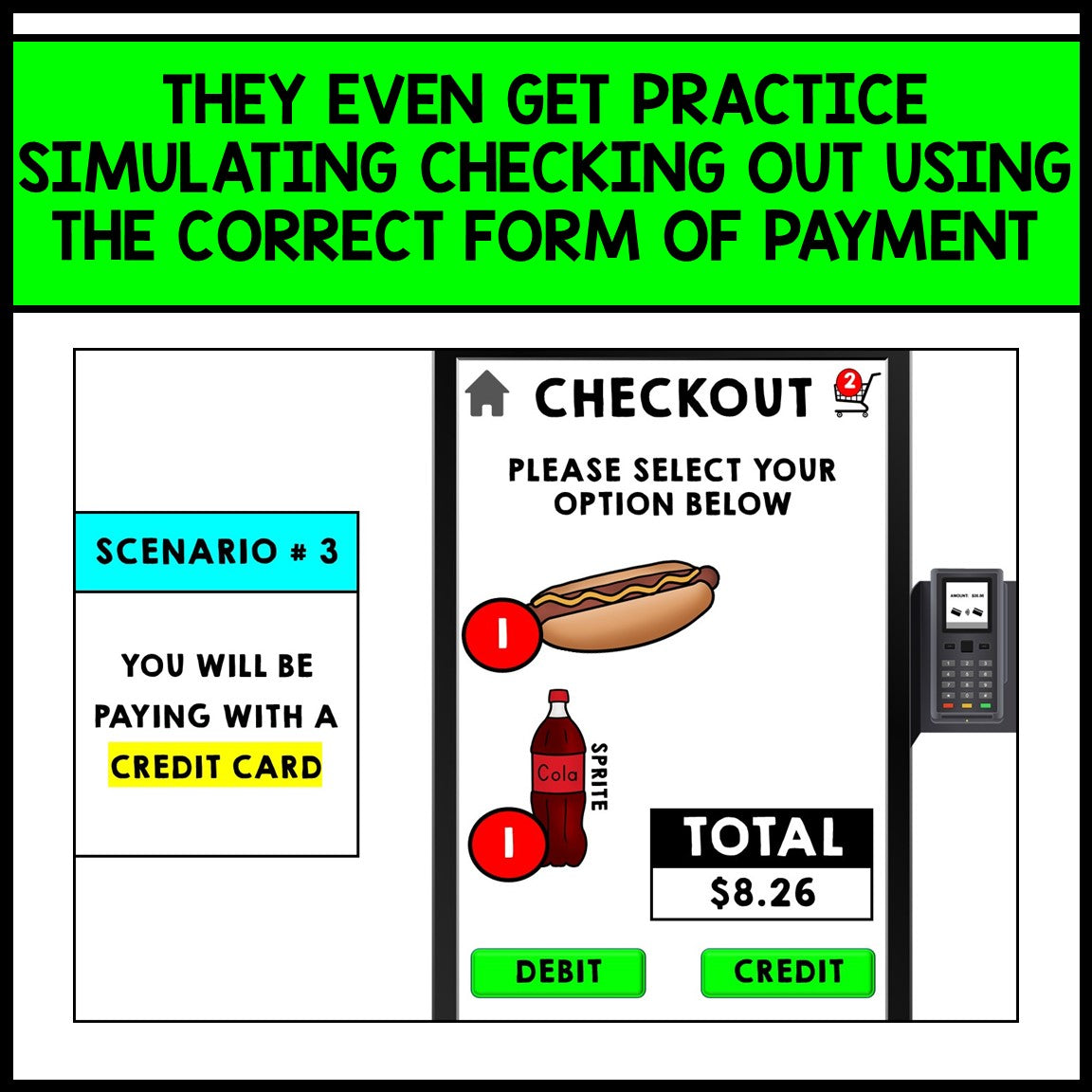 Life Skills - Food Kiosks - Ordering Food - Independent Living - Adaptive Skills