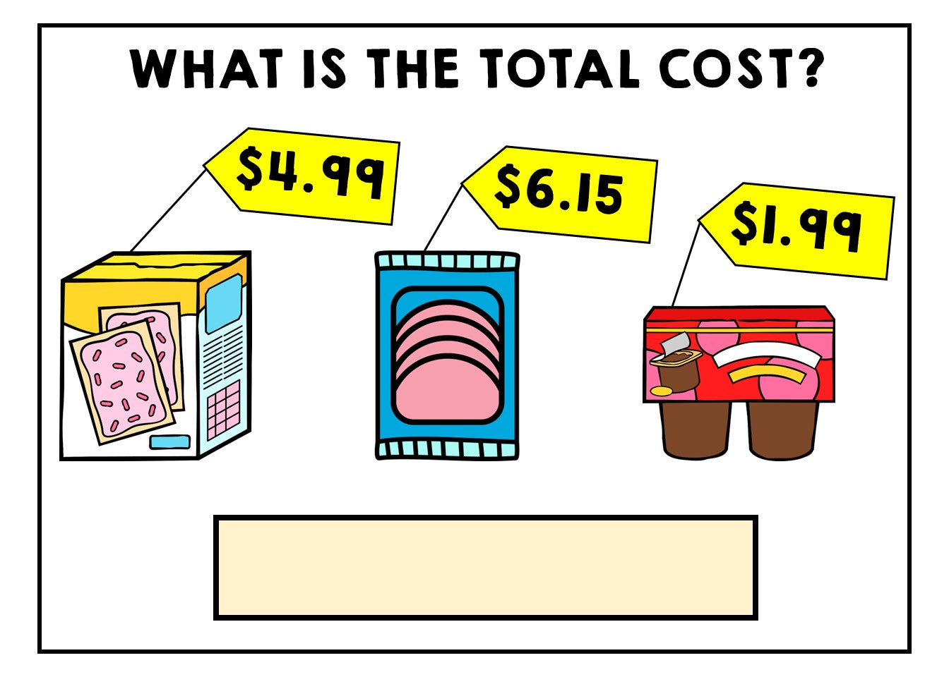 Life Skills - Task Cards - Shopping - Money - Calculating Totals - GOOGLE