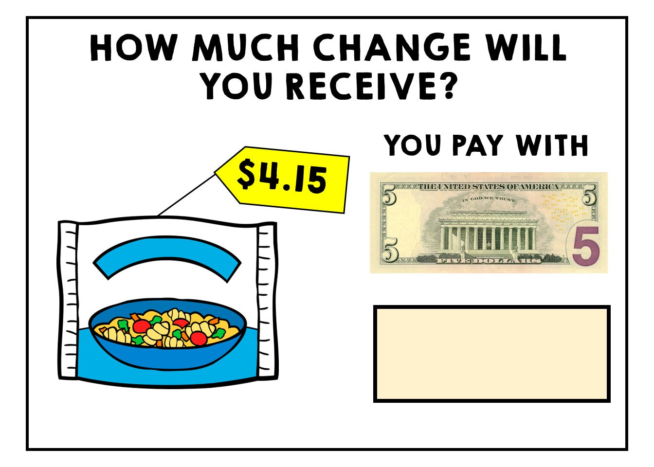 Life Skills - Task Cards - Shopping - Money - Calculating Change - GOOGLE