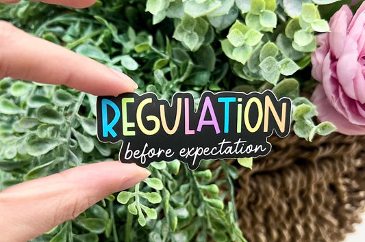 Regulation Before Expectation Vinyl Sticker