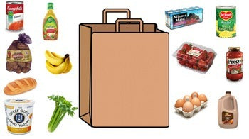 Life Skills Grocery Shopping: Learning How to Bag and Sort Groceries.