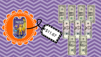 Life Skills Math Money and Shopping: Dollar Up Task Card - $1, $5, and $10 Bills