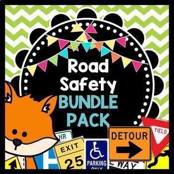 Life Skills Reading and Math: Road Signs + Driving Safety BUNDLE