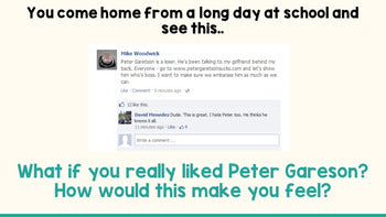 Internet Safety: Cyberbullying PowerPoint Presentation - Unit 3