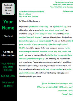 Life Skills Reading, Writing, and Jobs: Cover Letters - Step by Step!