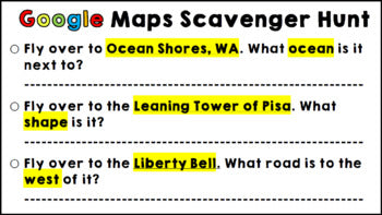 Life Skills Reading and Writing: Google Maps BUNDLE PACK
