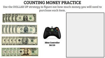 GOOGLE DRIVE + GOOGLE CLASSROOM: Life Skills Math, Money and Dollar Up