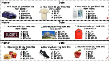 IEP Goal Assessments - PRINT & GO - Special Education - Life Skills -  Unit 2