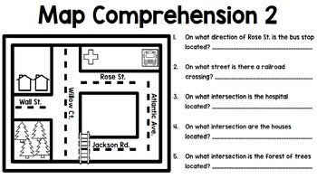 Life Skills Reading and Writing: Map and Geography Skills Unit 1