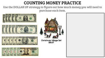 Christmas GOOGLE DRIVE: Special Education - Dollar Up - Money - Math