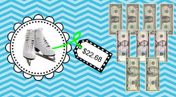 Winter Dollar Up {Life Skills} {Special Education} {Math} {Money} {Shopping}