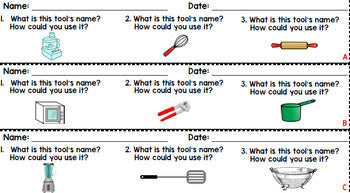 IEP Goal Assessments - PRINT & GO - Special Education - Life Skills - Unit 4