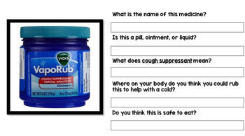 Google Drive - Medicine Label - Special Education - Life Skills - ELA - Unit 4