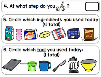Visual Recipe - Life Skills - Easter - Twinkie Peeps Car - April - Autism