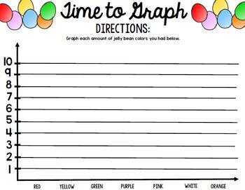 Easter Math - Special Education - Life Skills - Print & Go - Spring - Jelly Bean