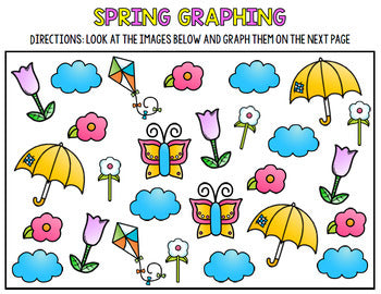 Spring Math - Special Education - Life Skills - Print and Go Worksheets