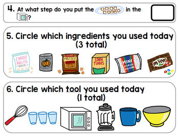 Visual Recipe - Life Skills - Spring - Candy Flower Pretzels - May - Autism
