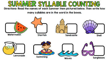 Summer Literacy - Special Education - Life Skills - Print & Go - Reading - ELA