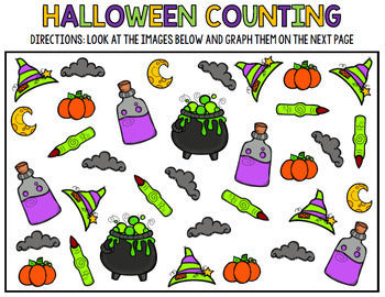 Halloween Math - Special Education - Life Skills - Worksheets