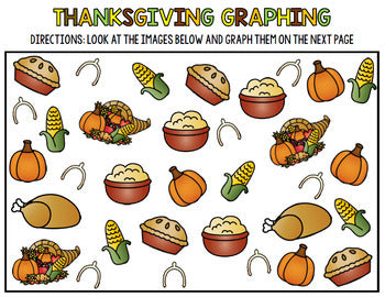 Thanksgiving Math - Special Education - Life Skills - Print and Go Worksheets