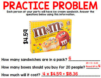 Party Planning - GOOGLE Drive - Shopping - Life Skills - Money - Math - Budget