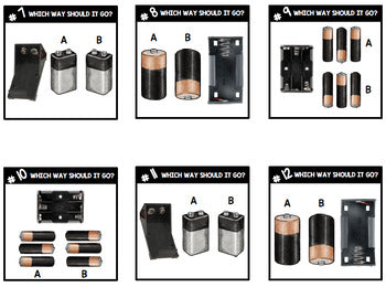 Life Skills - Batteries - Special Education - Electric - Task Cards - Reading