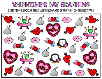Valentine's Day Math - Special Education - Life Skills - Print & Go Worksheets