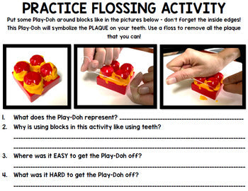 Dental Health - Teeth - Special Education - Life Skills - Craftivity