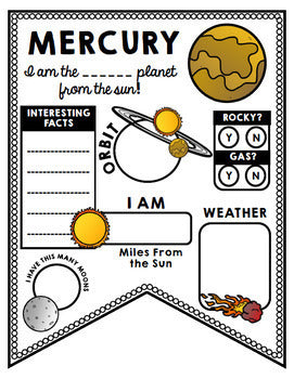 Planet Research BUNDLE - Solar System - Special Education - Science - Reading