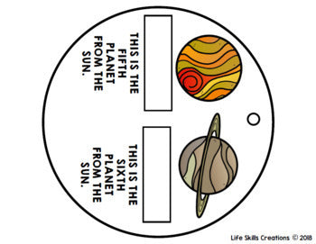 Solar System - Planets - 3D Mobile - Space Craftivity