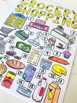 Life Skills - Special Education - Coloring Pages - Print & Go Bundle