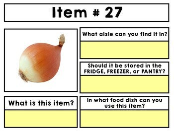 Life Skills - Identify Grocery Items - Grocery Shopping - GOOGLE