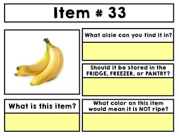 Life Skills - Identify Grocery Items - Grocery Shopping - GOOGLE