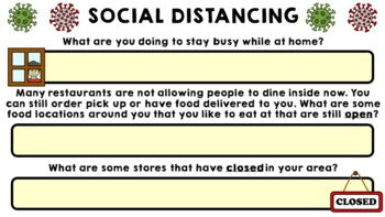Coronavirus - Covid19 - GOOGLE - Distance Learning - Special Education - Reading