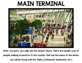 Airport - Travel - Life Skills - Special Education - Vocabulary - GOOGLE Bundle
