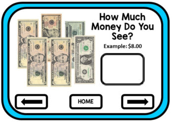 Life Skills - BOOM CARDS - Counting Money - Mixed Bills - Special Education