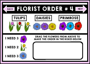 Job Skills - Life Skills - BOOM CARDS - Complete the Order - Special Education