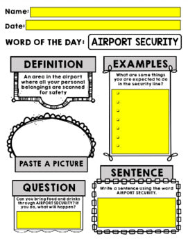 Life Skills - Travel - Airplane - Vocabulary - Word of the Day - GOOGLE