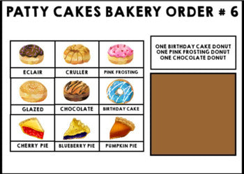 Job Skills - Life Skills - Complete the Order - GOOGLE - Bakery Order
