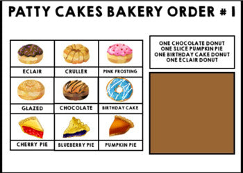 Job Skills - Life Skills - Complete the Order - GOOGLE - Bakery Order