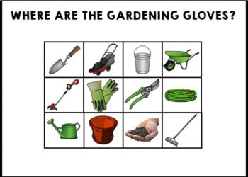 Life Skills - Identify Household Items - GOOGLE - Task Cards - Special Education